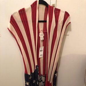 Ralph Lauren Denim & Supply American Flag shawl